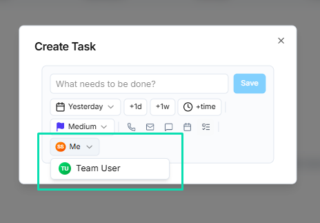 Assigning Tasks
